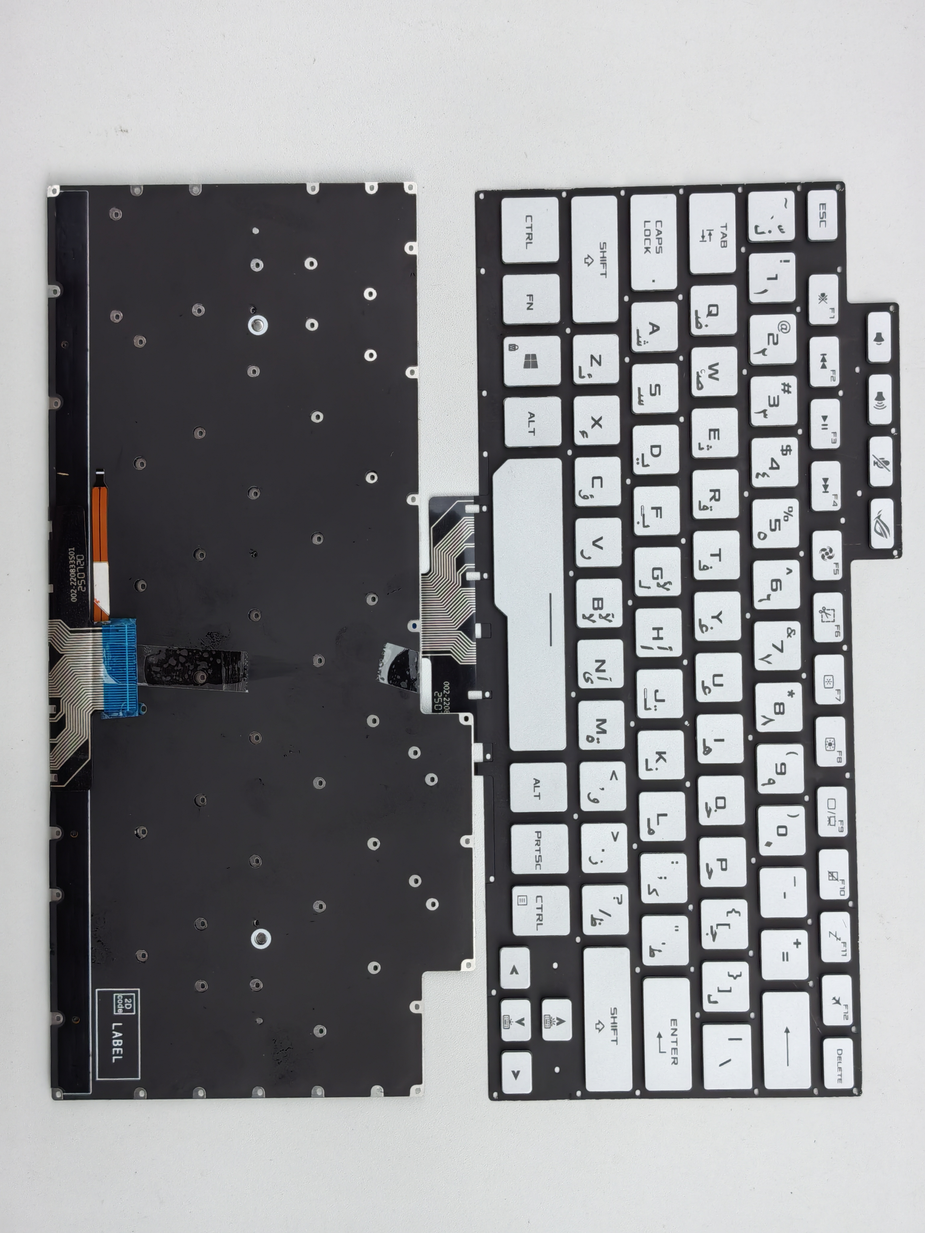 Picture of New Replacement Laptop Keyboard For ASUS GA401/G14 SILVER Backlit (OEM) AR Layout